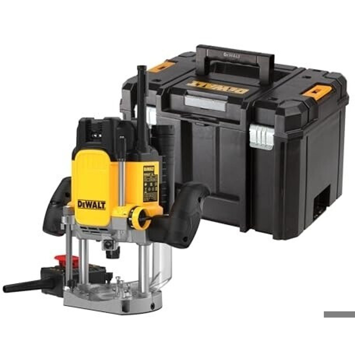 DeWalt - DWE627KT - Oberfräse - 2.300 W, 80 mm Fräskorbhub, 8.000-20.000 U/min