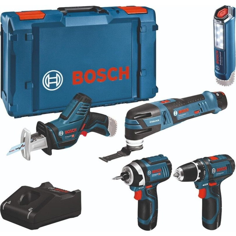 Bosch - 0615990N1D - Akku-Maschinenset - Akkubetrieb, 3 Akkus, L-Boxx