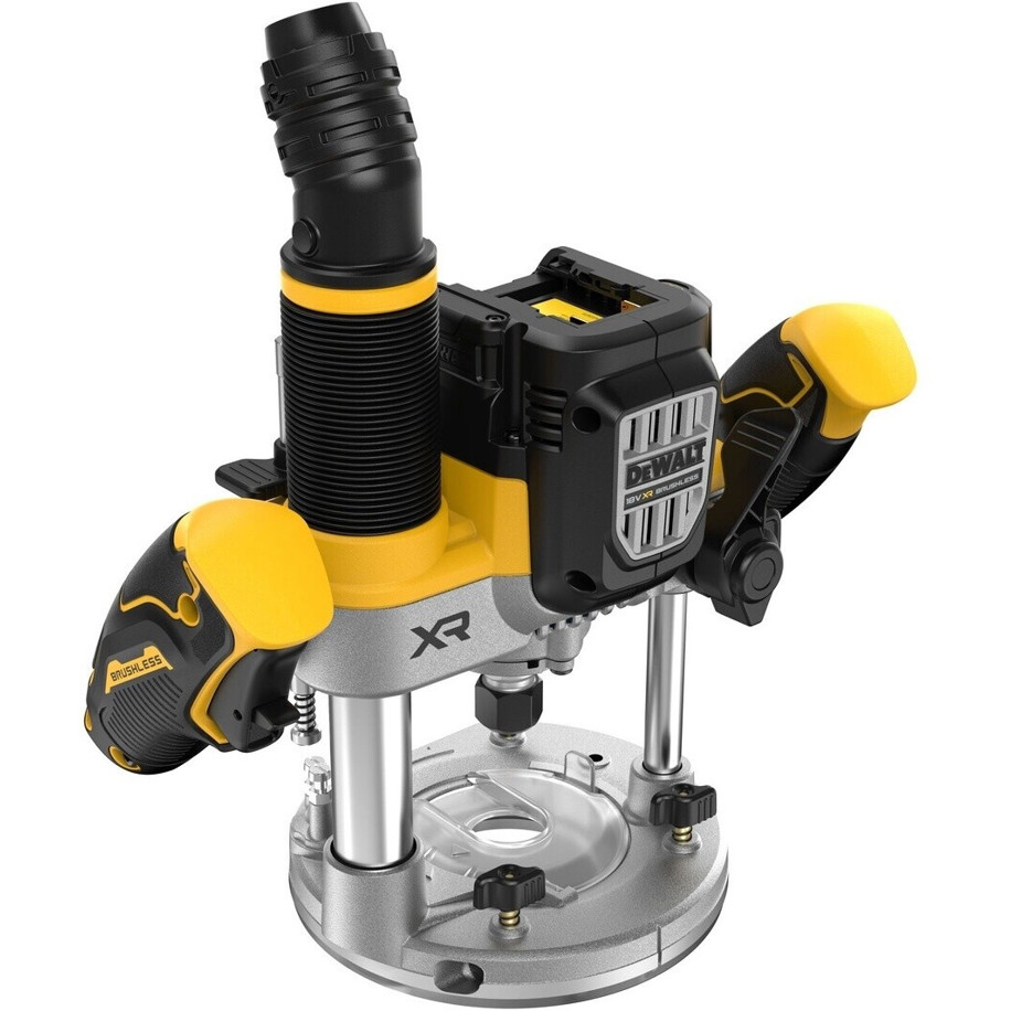DeWalt - DCW620NT-XJ - Oberfräse - 18 V Akkubetrieb, 1.600 Watt, bürstenloser Motor