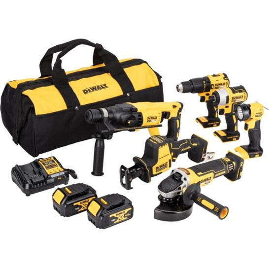 DeWalt - Akku-Maschinenset DCK607M2-QW - 18 V, 4 Ah, 2 Akkus