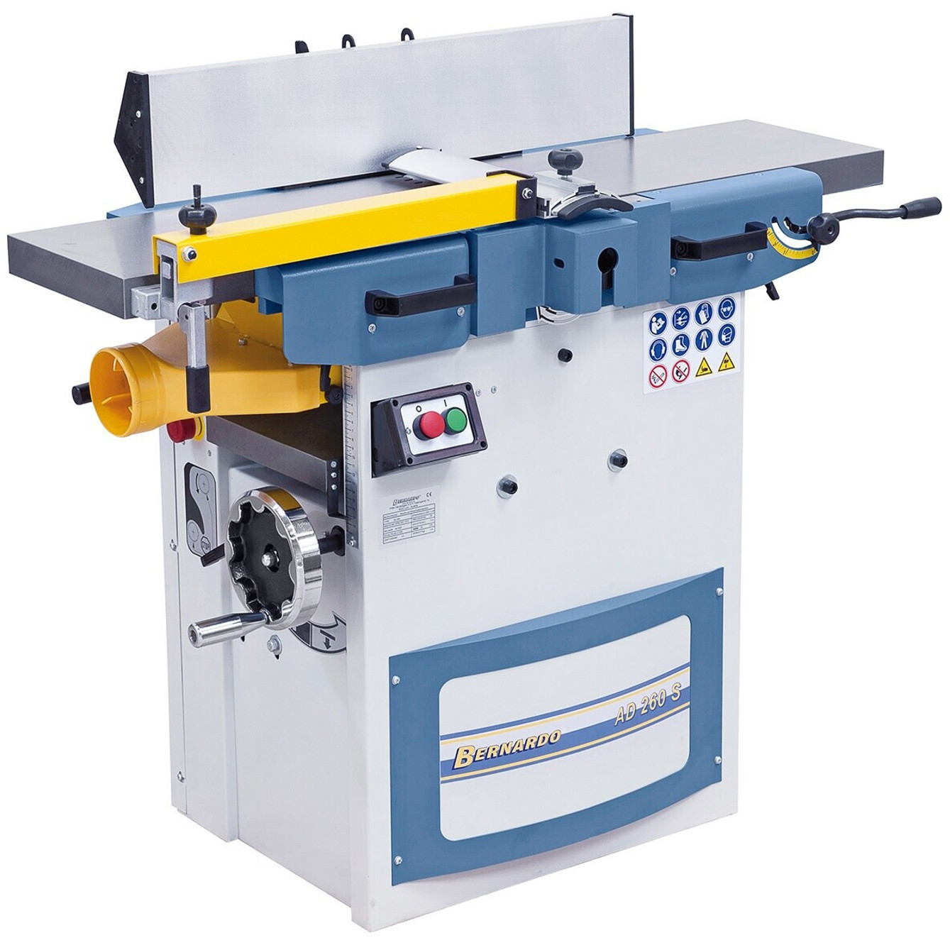 Bernardo - AD 260 S - 400V - Abrichthobel - 3.800 Watt, 3 Hobelmesser, 173 kg