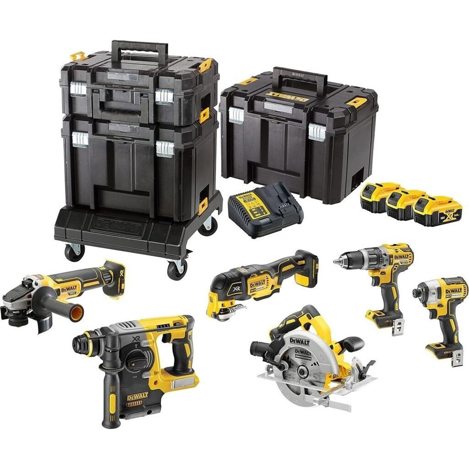 DeWalt - Akku-Maschinenset - DCK685P3T-QW - Akku-Maschinenset - 18 V, 5 Ah, 3 Akkus
