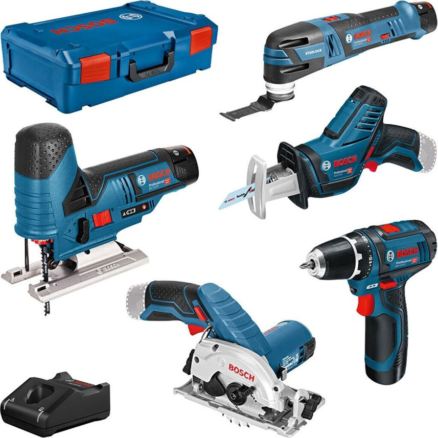 Bosch - Akku-Maschinenset - 0615A0017C - Akku-Maschinenset - Professionell, 3 Akkus, 12V