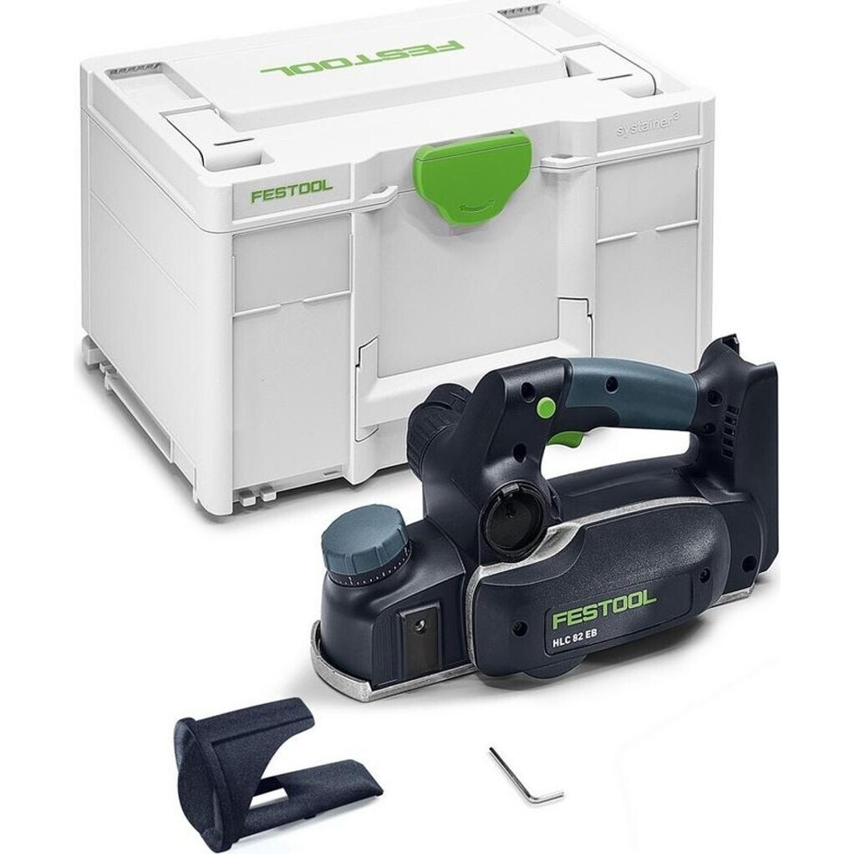 Festool - HLC 82 EB-Basic-Set - 578000 - Akku-Hobel - 18 V, 82 mm Hobelbreite, V-Nut-Funktion